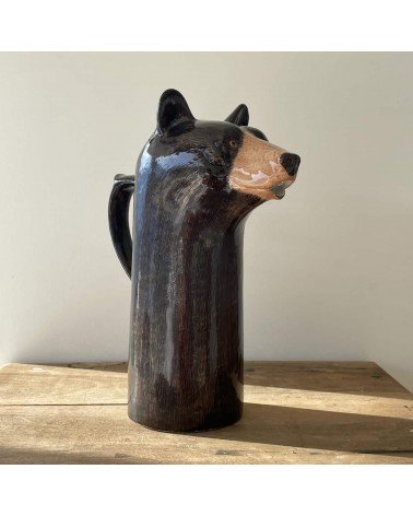Wasserkrug - Bär, Schwarzbär Quail Ceramics wasserkaraffe glas krüg glaskaraffen design