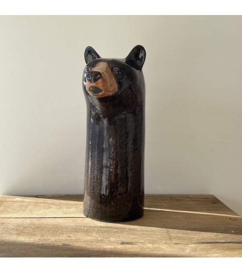 Wasserkrug - Bär, Schwarzbär Quail Ceramics wasserkaraffe glas krüg glaskaraffen design