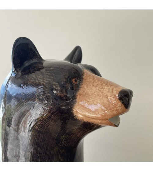Water Jug - Black Bear Quail Ceramics carafe jug glass design