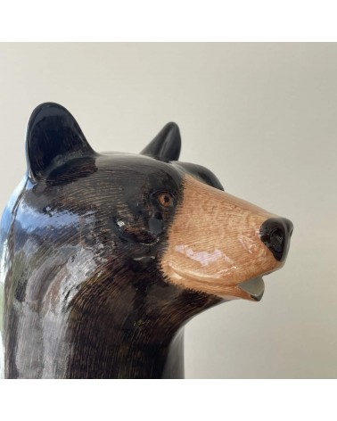 Water Jug - Black Bear Quail Ceramics carafe jug glass design