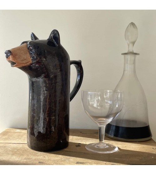 Pichet à eau - Ours Noir Quail Ceramics carafe d eau pichet en verre