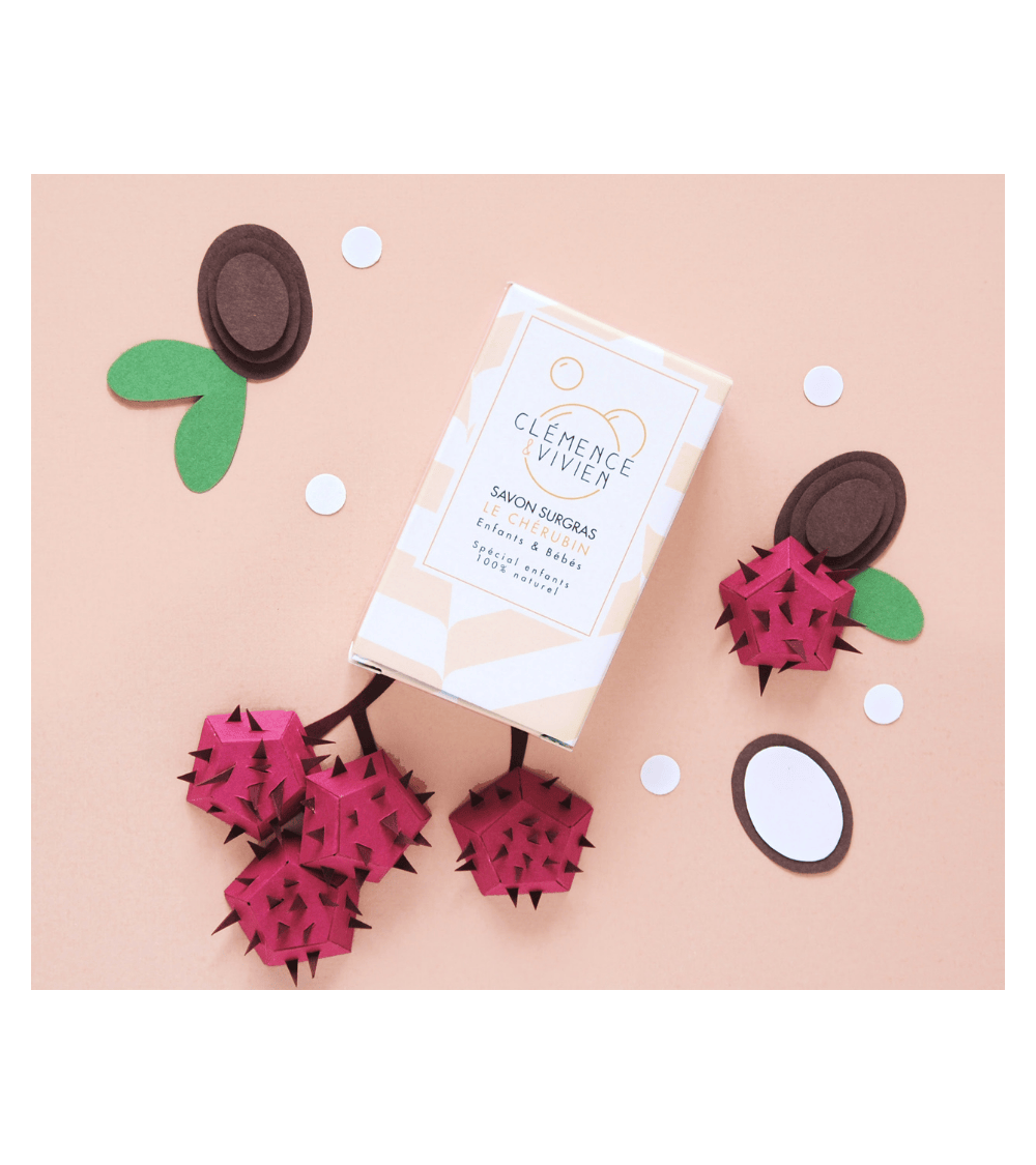 Le Chérubin - Natural soap for kids and babies Clémence et Vivien hand good body face luxury soap