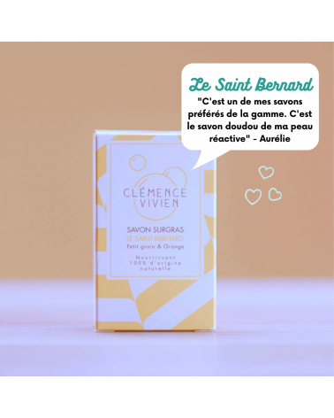 Le Chérubin - Natural soap for kids and babies Clémence et Vivien hand good body face luxury soap