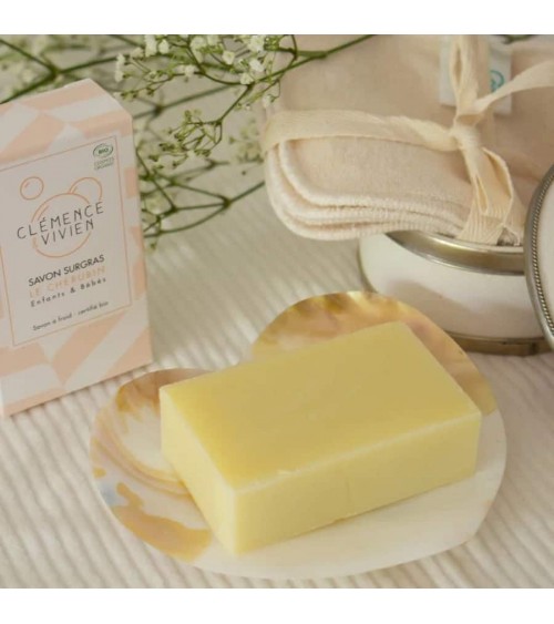 Le Chérubin - Natural soap for kids and babies Clémence et Vivien hand good body face luxury soap