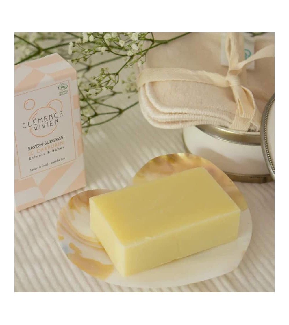 Le Chérubin - Natural soap for kids and babies Clémence et Vivien hand good body face luxury soap