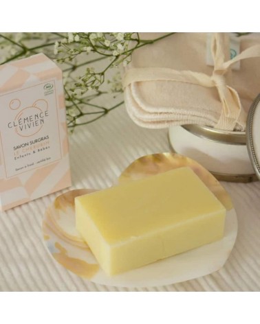 Le Chérubin - Natural soap for kids and babies Clémence et Vivien hand good body face luxury soap