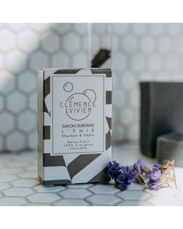 L' EMIR - Savon surgras, savon solide naturel Clémence et Vivien artisanal pour les mains le visage le corps savons artisanau...