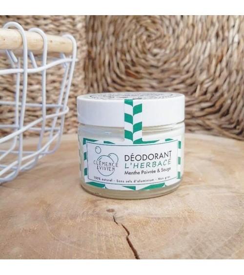 L'herbacé - Deodorante naturale in crema Clémence et Vivien cosmetici naturali cosmeci svizzeri