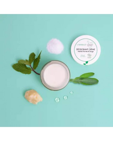 L'herbacé - Déodorant naturel, déo bio en crème Clémence et Vivien cosmetique naturel de qualité vegan