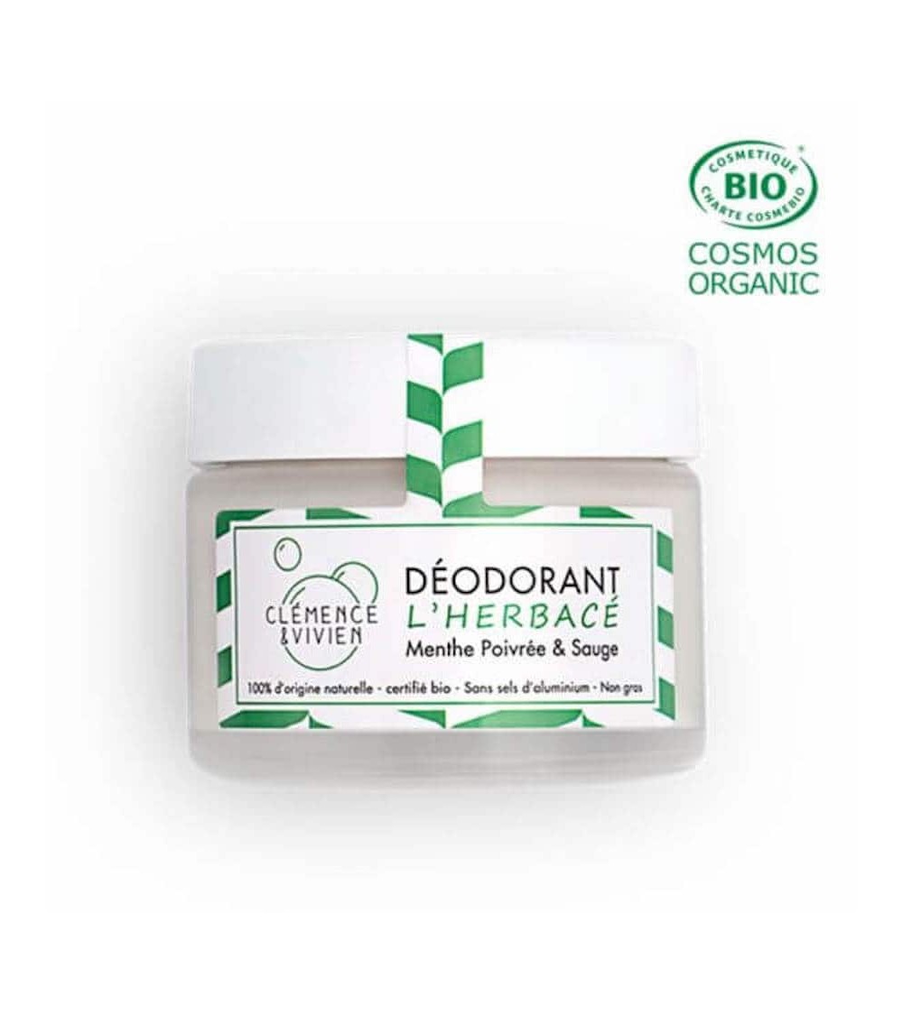 L'herbacé - Deodorante naturale in crema Clémence et Vivien cosmetici naturali cosmeci svizzeri