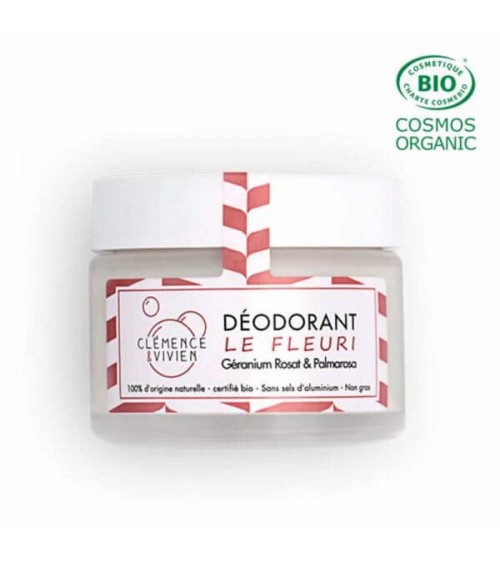Le fleuri - Deodorante naturale in crema Clémence et Vivien cosmetici naturali cosmeci svizzeri