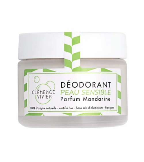 Sensitive skin - All natural deodorant Clémence et Vivien vegan cruelty free cosmetic compagnies