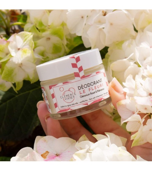Le fleuri - Deodorante naturale in crema Clémence et Vivien cosmetici naturali cosmeci svizzeri