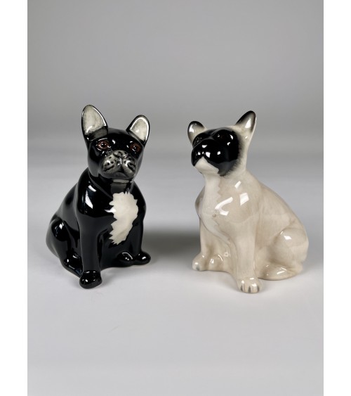 Französische Bulldogge - Salz und Pfefferstreuer Quail Ceramics  pfeffer steuer salzpfeffersteuer set lustige kaufen