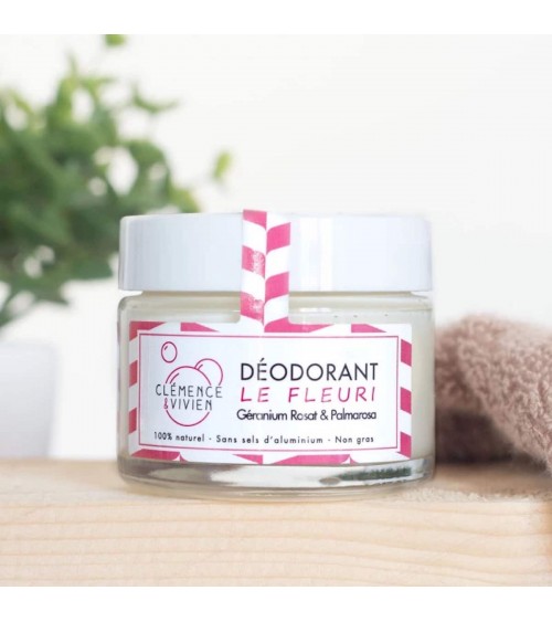 Le fleuri - Deodorante naturale in crema Clémence et Vivien cosmetici naturali cosmeci svizzeri