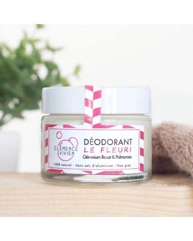 Le fleuri - All natural deodorant Clémence et Vivien vegan cruelty free cosmetic compagnies