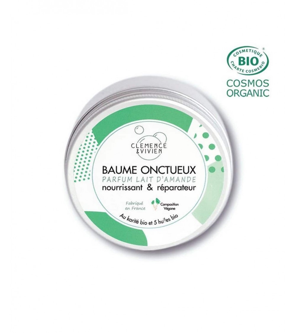 Mini balsamo untuoso - Profumo di latte di mandorla Clémence et Vivien cosmetici naturali cosmeci svizzeri