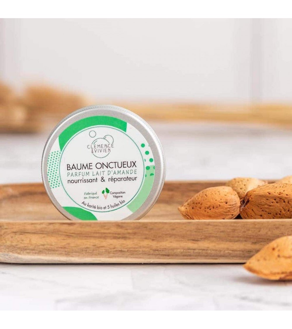 mini creamy balm - Almond milk fragrance Clémence et Vivien vegan cruelty free cosmetic compagnies
