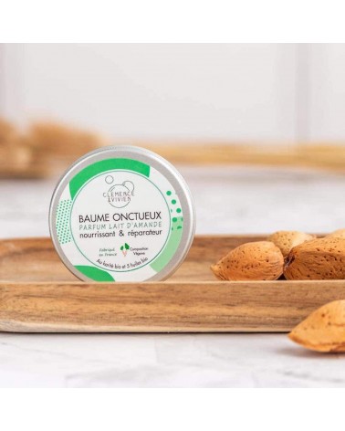 Mini balsamo untuoso - Profumo di latte di mandorla Clémence et Vivien cosmetici naturali cosmeci svizzeri