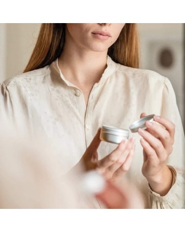 mini Baume oncteux - Parfum Lait d'amande Clémence et Vivien cosmetique naturel de qualité vegan