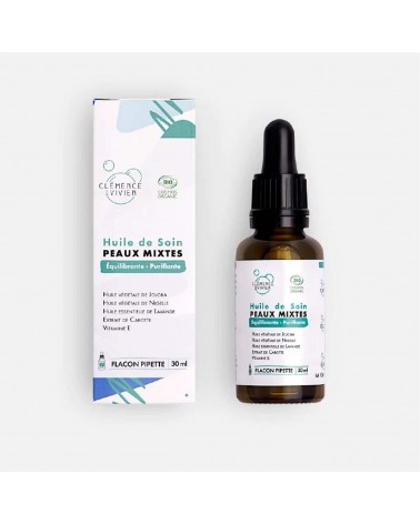 Skincare - Face oil for combination skin Clémence et Vivien vegan cruelty free cosmetic compagnies