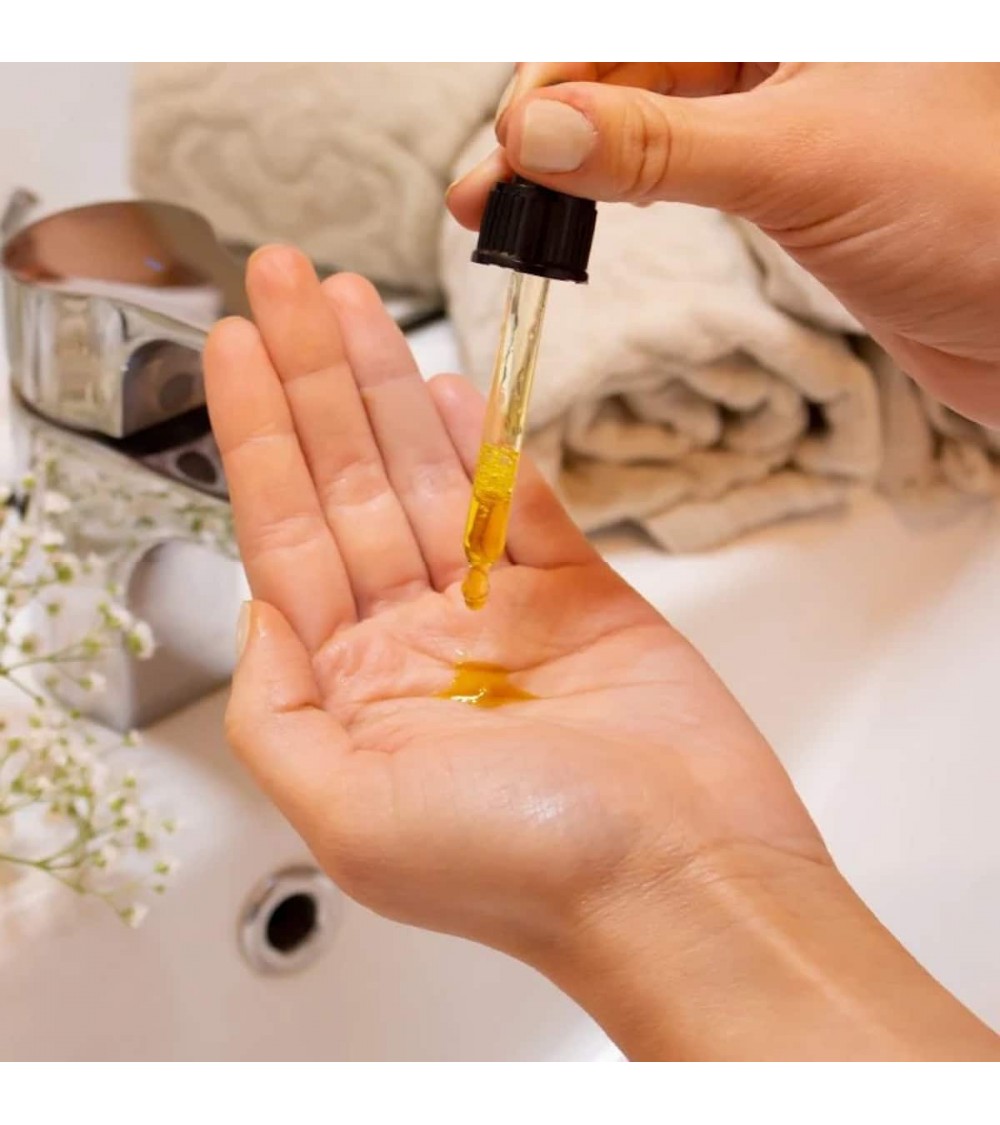 Huile de soin peaux mixtes Clémence et Vivien cosmetique naturel de qualité vegan