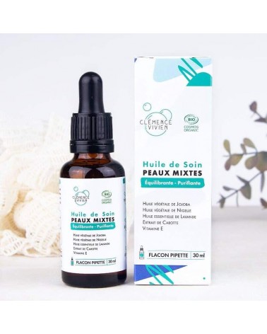 Skincare - Face oil for combination skin Clémence et Vivien vegan cruelty free cosmetic compagnies