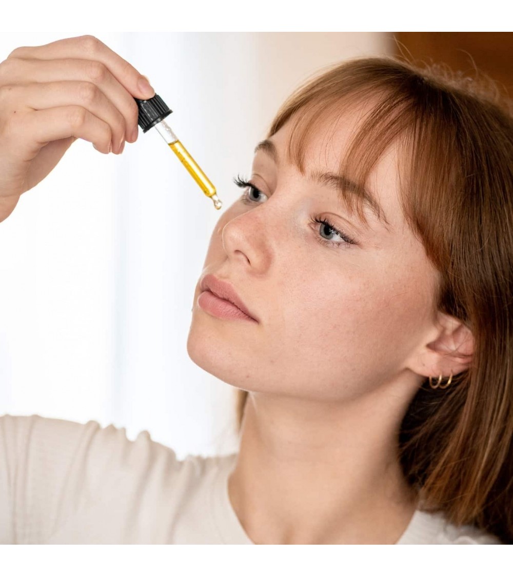 Huile de soin peaux mixtes Clémence et Vivien cosmetique naturel de qualité vegan
