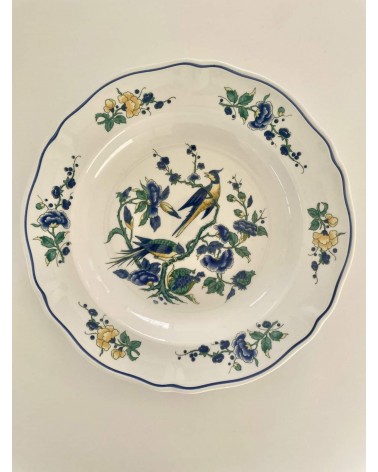 Villeroy & Boch Phoenix blau - Piatto fondo kitatori mobili Oggetto di design vintage svizzera