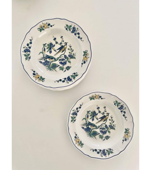 Villeroy & Boch Phoenix blau - Soup plate kitatori switzerland vintage furniture design classics