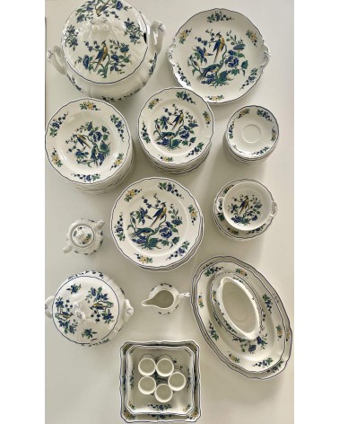 Villeroy & Boch Phoenix blau - Piatto fondo kitatori mobili Oggetto di design vintage svizzera