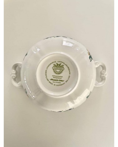 Villeroy & Boch Phoenix blau - Soup bowl with saucer kitatori switzerland vintage furniture design classics