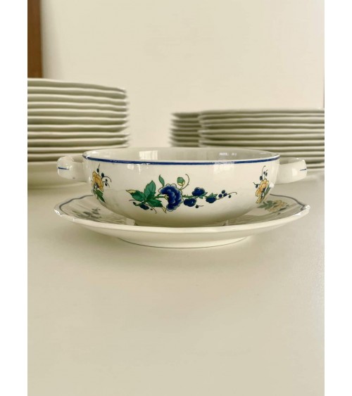 Villeroy & Boch Phoenix blau - Suppentasse mit Untere kitatori vintage shop design klassiker bern basel zürich