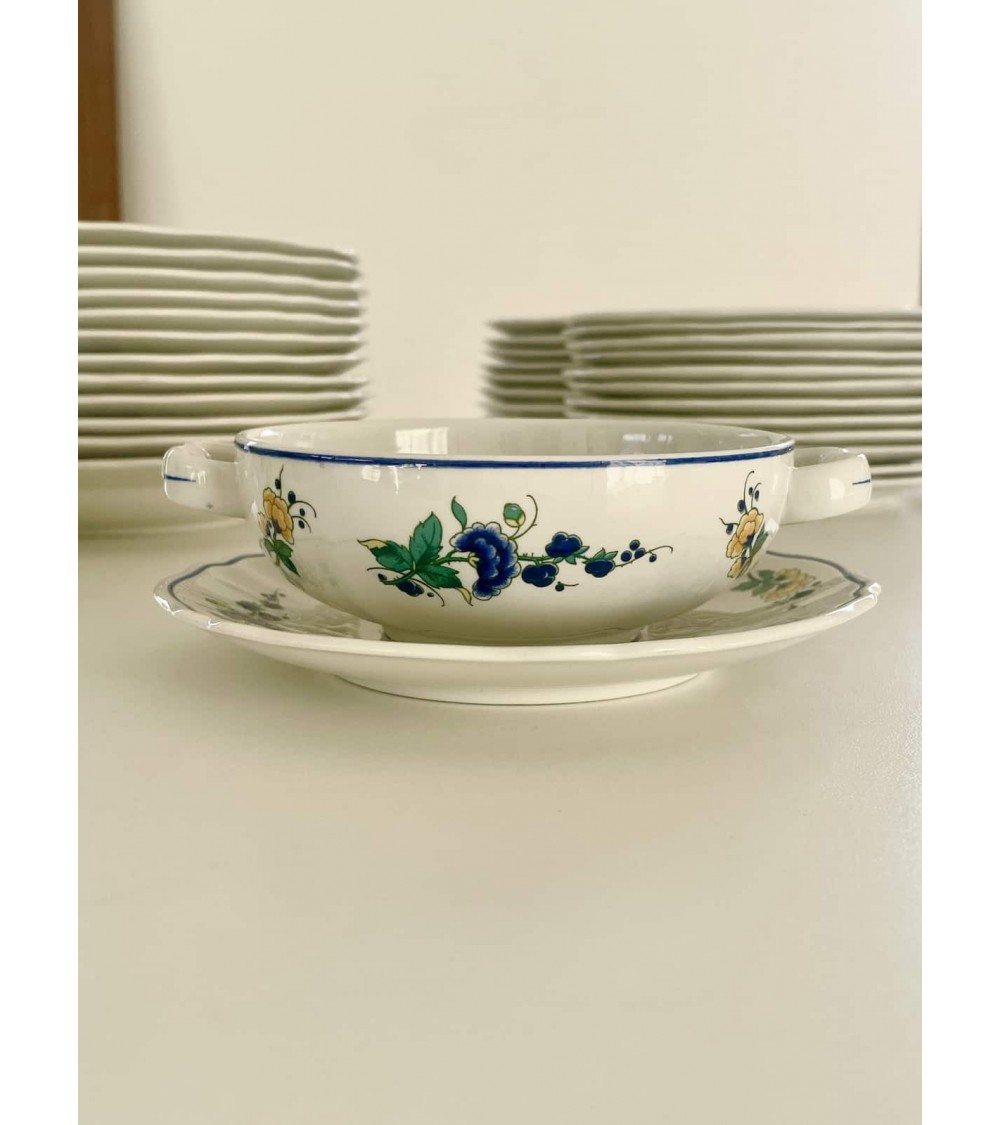Villeroy & Boch Phoenix blau - Soup bowl with saucer