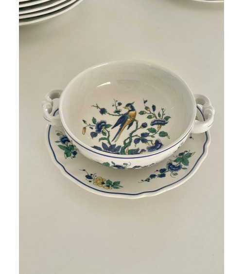 Villeroy & Boch Phoenix blau - Suppentasse mit Untere kitatori vintage shop design klassiker bern basel zürich