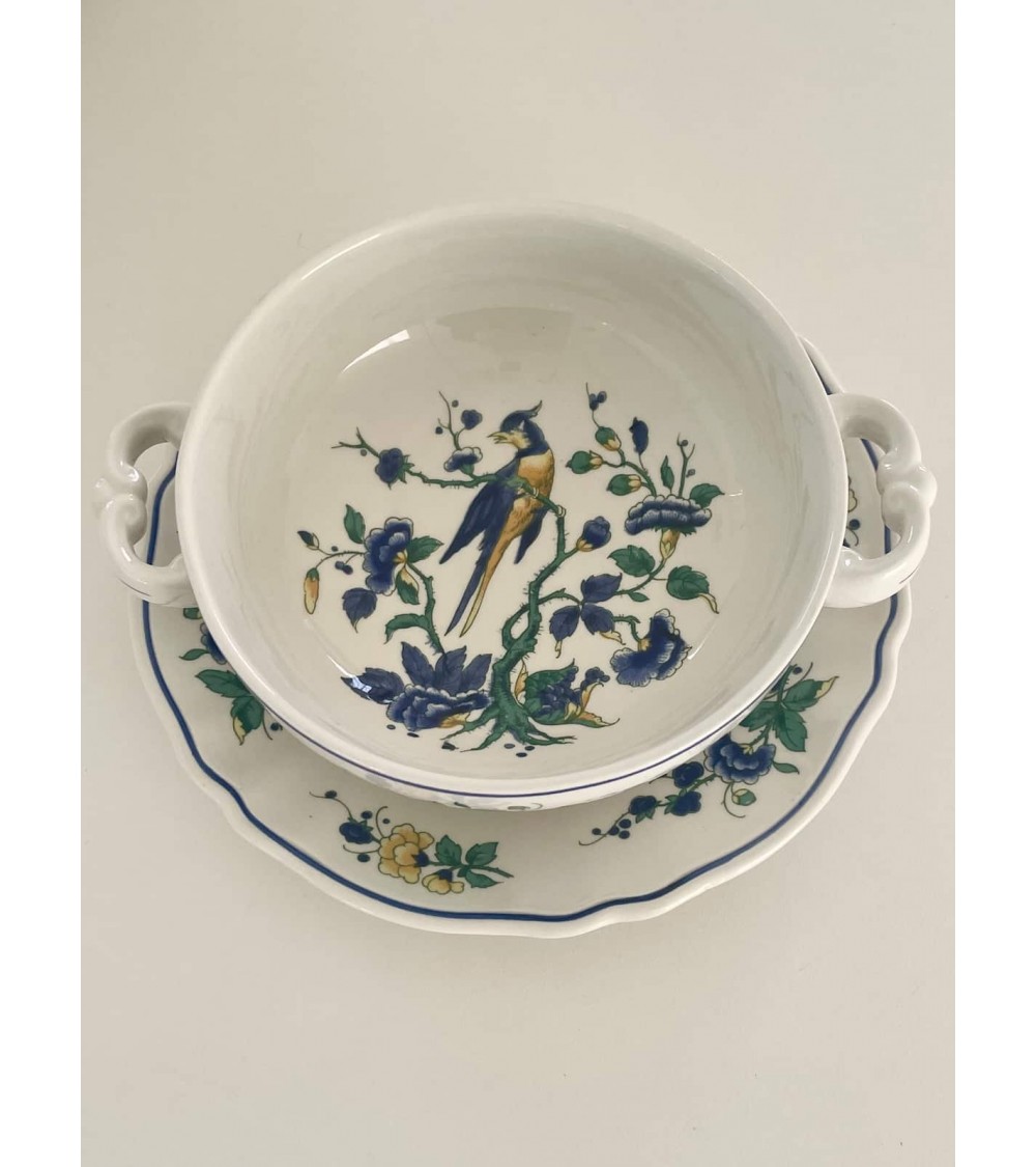 Villeroy & Boch Phoenix blau - Suppentasse mit Untere kitatori vintage shop design klassiker bern basel zürich