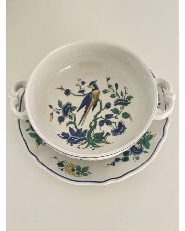 Villeroy & Boch Phoenix blau - Suppentasse mit Untere kitatori vintage shop design klassiker bern basel zürich