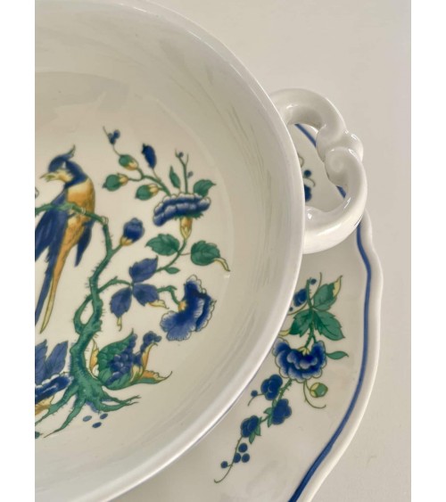 Villeroy & Boch Phoenix blau - Suppentasse mit Untere kitatori vintage shop design klassiker bern basel zürich