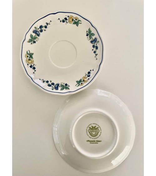 Villeroy & Boch Phoenix blau - Sous tasse à café, à thé kitatori meuble vintage shop online boutique suisse