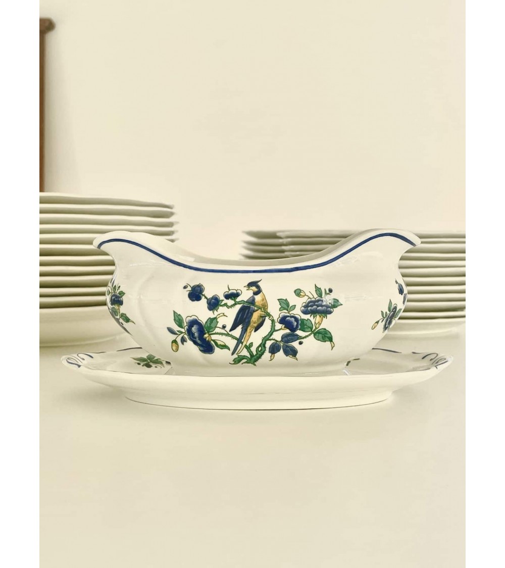 Villeroy & Boch Phoenix blau - Salsiera kitatori mobili Oggetto di design vintage svizzera