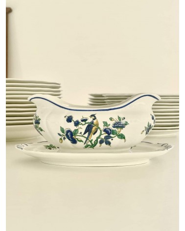 Villeroy & Boch Phoenix blau - Salsiera kitatori mobili Oggetto di design vintage svizzera