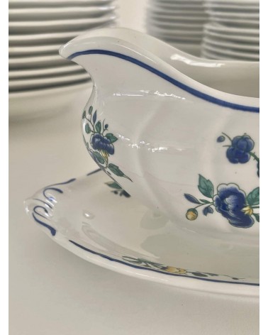 Villeroy & Boch Phoenix blau - Salsiera kitatori mobili Oggetto di design vintage svizzera