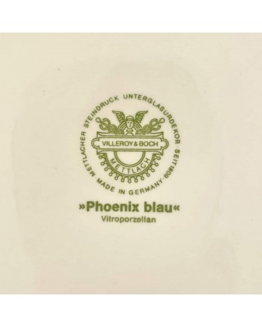 Villeroy & Boch Phoenix blau - Handled Cake Plate kitatori switzerland vintage furniture design classics
