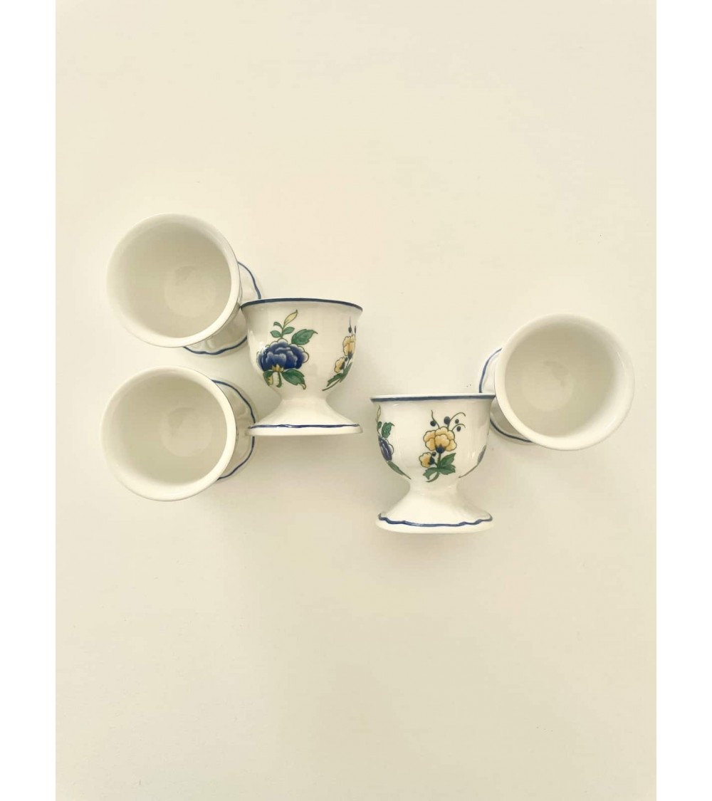 Villeroy & Boch Phoenix blau - portauovo in porcellana kitatori mobili Oggetto di design vintage svizzera