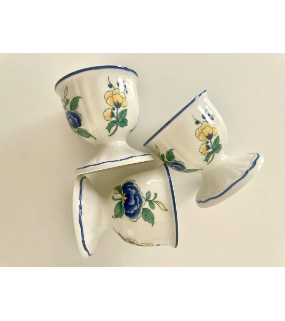 Villeroy & Boch Phoenix blau - portauovo in porcellana kitatori mobili Oggetto di design vintage svizzera