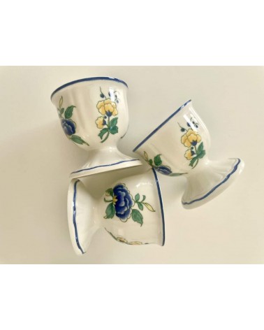 Villeroy & Boch Phoenix blau - porcelain egg cup kitatori switzerland vintage furniture design classics