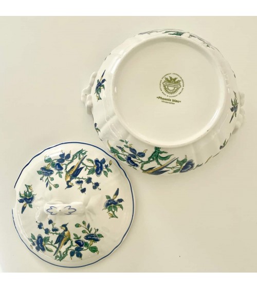 Villeroy & Boch Phoenix blau - Piccola zuppiera kitatori mobili Oggetto di design vintage svizzera