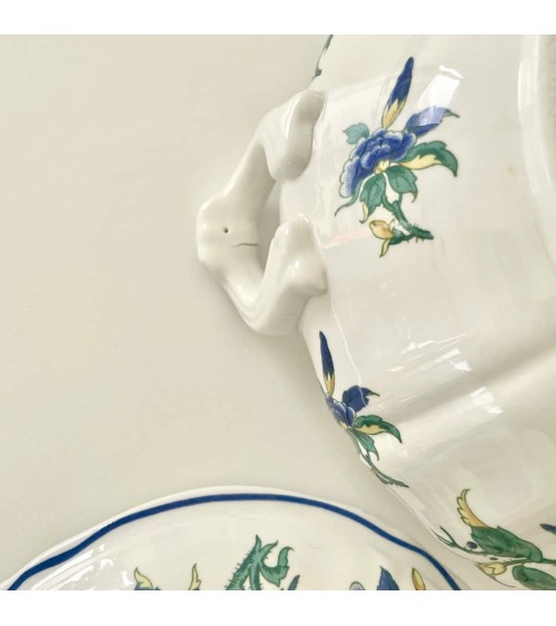 Villeroy & Boch Phoenix blau - Piccola zuppiera kitatori mobili Oggetto di design vintage svizzera