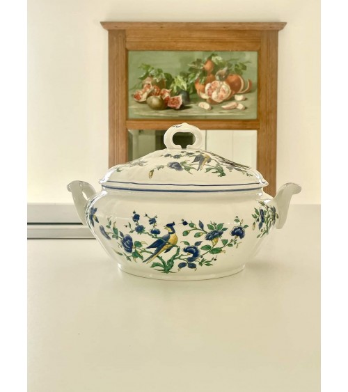 Villeroy & Boch Phoenix blau - Zuppiera kitatori mobili Oggetto di design vintage svizzera