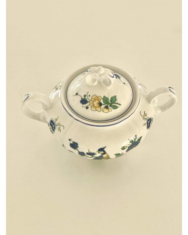 Villeroy & Boch Phoenix blau - Sugar Bowl with Lid kitatori switzerland vintage furniture design classics